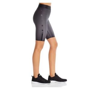 COR Womens Black Stretch Ombre Active Wear Shorts S